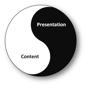 ContentPresentationYingYang2 Content and Presentation