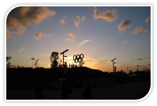 Sunset at the Olympic Park
